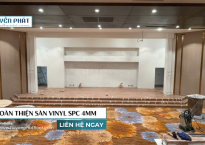 Hoàn Thiện Sàn Vinyl SPC 4mm – Dự Án Khách Sạn Golden Imperial, TP. Đà Lạt