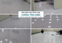 Sàn Vinyl Chống Tĩnh Điện Giá Tốt, Thi Công Sàn Chống Tĩnh Điện TPHCM