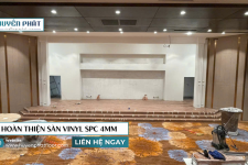 Hoàn Thiện Sàn Vinyl SPC 4mm – Dự Án Khách Sạn Golden Imperial, TP. Đà Lạt