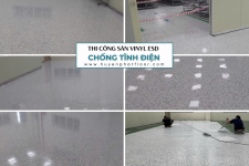 Sàn Vinyl Chống Tĩnh Điện Giá Tốt, Thi Công Sàn Chống Tĩnh Điện TPHCM