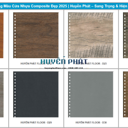 Bảng Màu Cửa Nhựa Composite