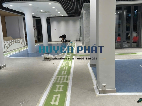 Công Trình Thi Công Sàn Vinyl Cho Trường Mầm Non Tại Đồng Nai