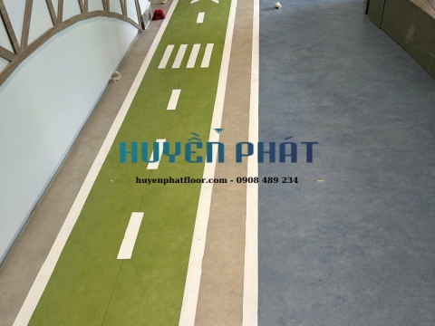 Công Trình Thi Công Sàn Vinyl Cho Trường Mầm Non Tại Đồng Nai