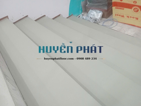 Thi Công Vữa Tự Phẳng Và Sàn Vinyl Kháng Khuẩn