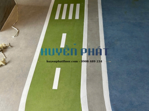 Công Trình Thi Công Sàn Vinyl Cho Trường Mầm Non Tại Đồng Nai