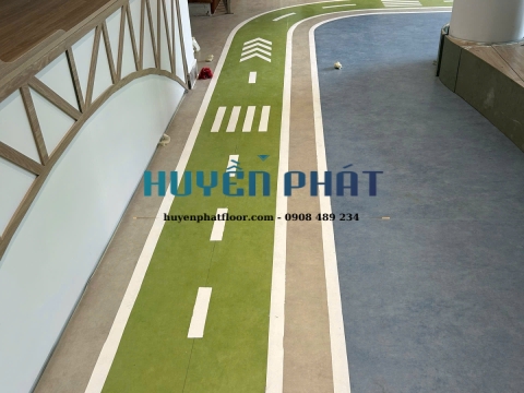 Công Trình Thi Công Sàn Vinyl Cho Trường Mầm Non Tại Đồng Nai