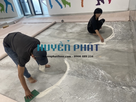 Thi Công Sàn Phòng Tập