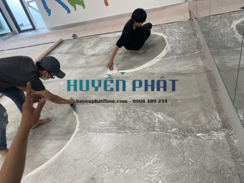 Thi Công Sàn Phòng Tập