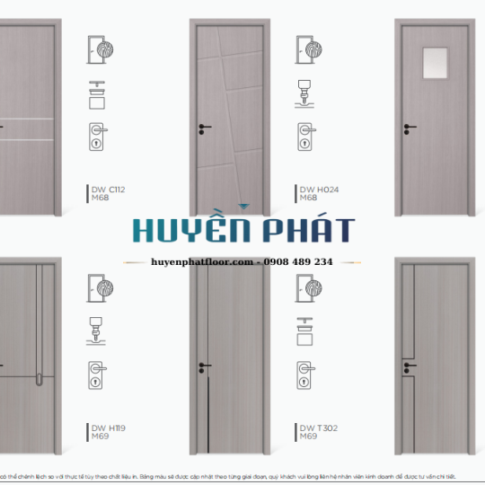Cửa Nhựa Composite Khói Huyền Ảo