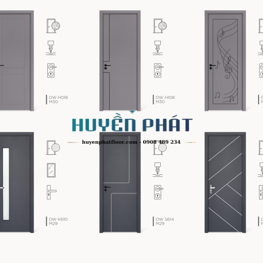 Cửa Nhựa Composite SLATE SYMPHONY